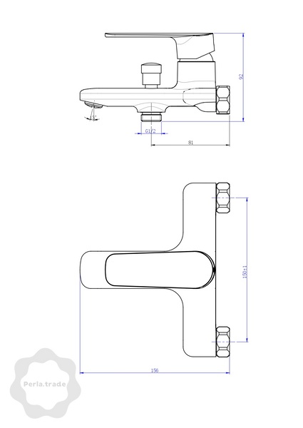 Набір змішувачів PERLA JACK (PBZ6302+PBZ6303+PBZ6304+PSF1005+PSF2002) 1063041-C 1063041-C фото